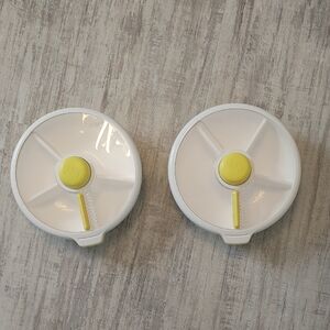 White and Yellow Lids